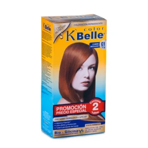 Tinte en Crema Para el Cabello Color K’Belle Tonos Cobres y Rojos
